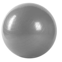 Мяч гимнастический Lite weights 1868LW (85см, антивзрыв, с насосом, серебро)