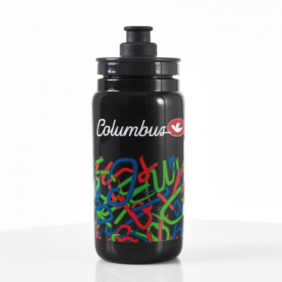 Фляга Cinelli Waterbottle House Ind. Tubography 550мл / Черный
