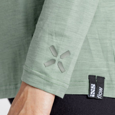 Велоджерси женская IXS Flow Merino LS