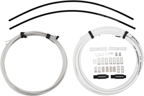 Набор рубашек и тросиков переключения JAGWIRE Elite Sealed Shift Kit 2X White