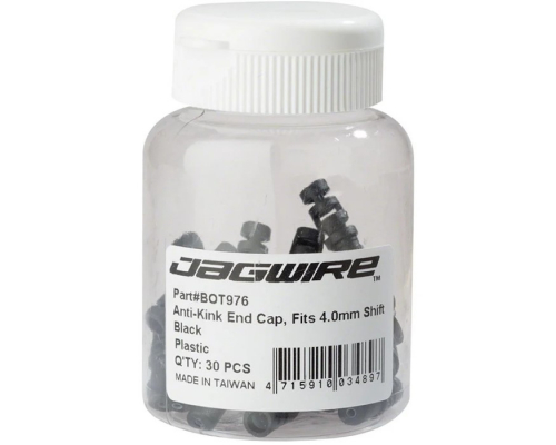 Наконечник рубашки JAGWIRE End Cap Anti-Kink 4 мм Plastic Black (30)