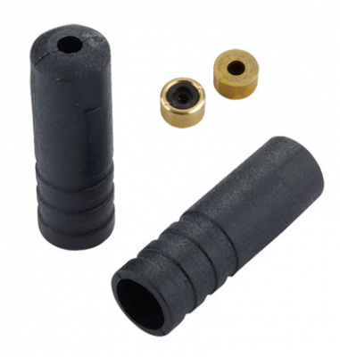 Наконечник рубашки JAGWIRE End Cap Sealed 4 мм Plastic Black (100)