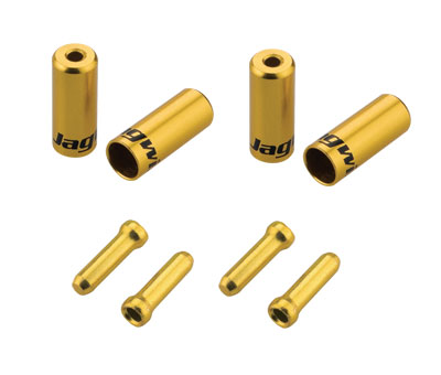 Наконечник рубашки и тросиков JAGWIRE Pro End Cap Pack Gold