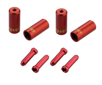Наконечник рубашки и тросиков JAGWIRE Pro End Cap Pack Red