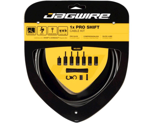 Набор рубашек и тросиков переключения JAGWIRE Pro Shift Kit 1X Ice Gray
