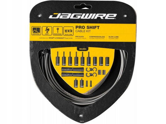 Набор рубашек и тросиков переключения JAGWIRE Pro Shift Kit 2X Black