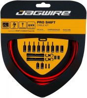 Набор рубашек и тросиков переключения JAGWIRE Pro Shift Kit 2X Red