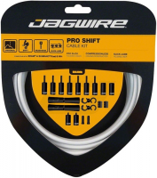 Набор рубашек и тросиков переключения JAGWIRE Pro Shift Kit 2X White