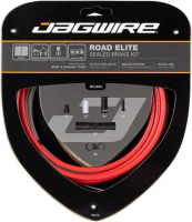 Набор рубашек и тросиков тормоза JAGWIRE Road Elite Sealed Brake Kit Red