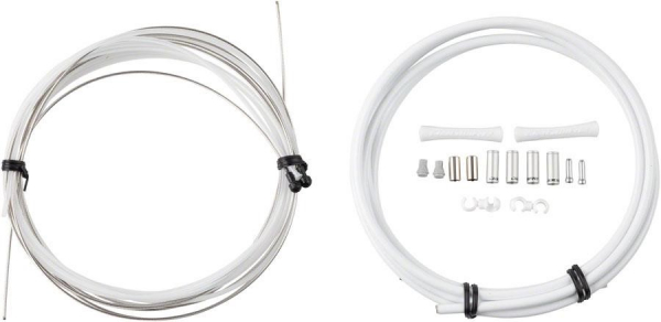 Набор рубашек и тросиков тормоза JAGWIRE Road Elite Sealed Brake Kit White