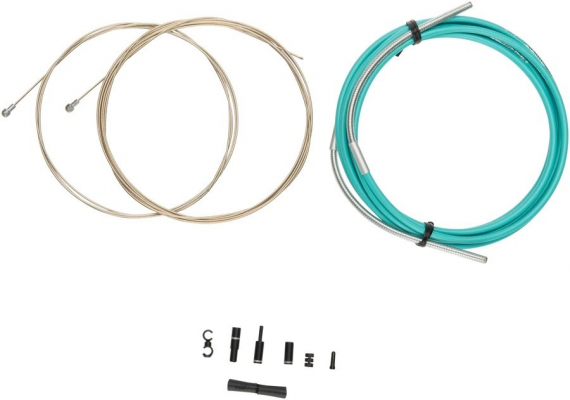 Набор рубашек и тросиков тормоза JAGWIRE Road Pro Brake Kit Bianchi Celeste