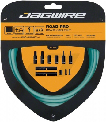Набор рубашек и тросиков тормоза JAGWIRE Road Pro Brake Kit Bianchi Celeste