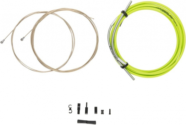 Набор рубашек и тросиков тормоза JAGWIRE Road Pro Brake Kit Organic Green
