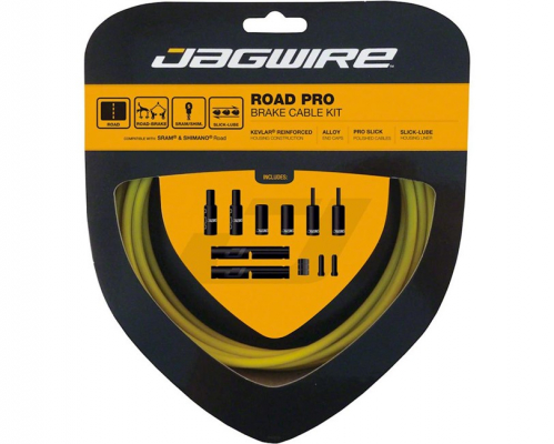 Набор рубашек и тросиков тормоза JAGWIRE Road Pro Brake Kit Yellow