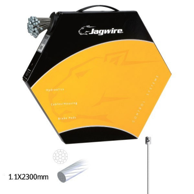 Трос переключения JAGWIRE Shift Cable Slick Stainless 1.1 x 2300 мм Sram/Shimano (100)