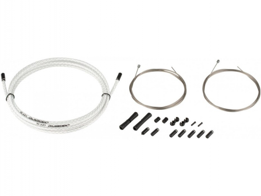 Набор рубашек и тросиков переключения JAGWIRE Sport Shift Kit 2X Braided White