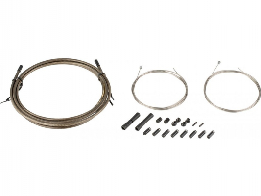 Набор рубашек и тросиков переключения JAGWIRE Sport Shift Kit 2X Carbon Silver