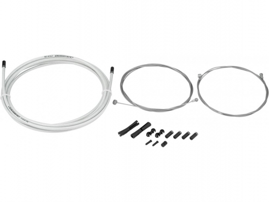 Набор рубашек и тросиков тормоза JAGWIRE Universal Sport Brake Kit Braided White