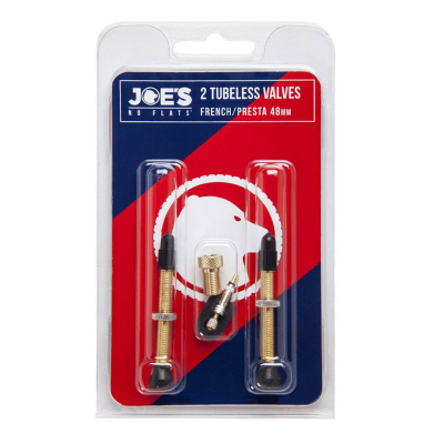 Ниппель бескамерный Joe's Presta Set (2шт.)  2021 48 мм