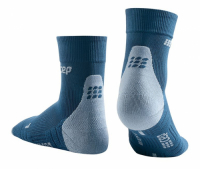 Женские спортивные компрессионные носки CEP Short Socks 3.0 / Темно-синий