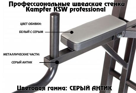 Профессиональная шведская стенка Kampfer KSW professional ceiling long