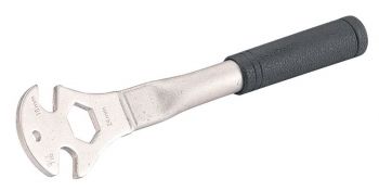 Ключ для педалей BIKE HAND YC-163 14х9/16" шлицевой + 24мм накидной