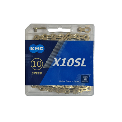 Цепь KMC X10SL, 10 ск., 1/2"x11/128"Х116