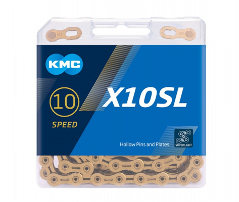 Цепь KMC X10SL 10ск. 114L Silver