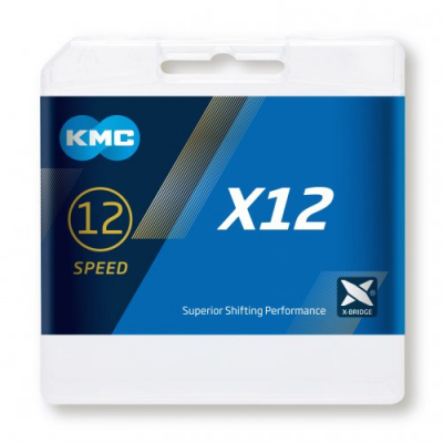 Цепь KMC X12 12ск. 126L Silver