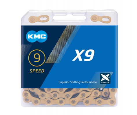 Цепь KMC X9 9ск. 114L Silver