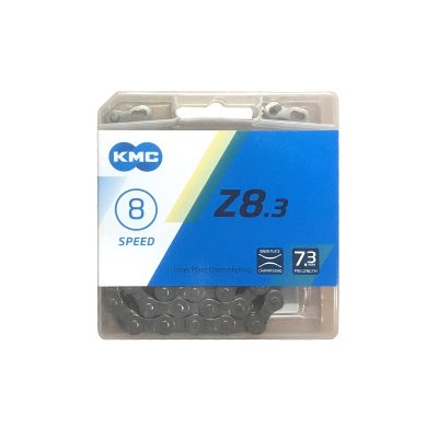 Цепь  KMC Z8.3, 8 ск., 1/2X3/32"Х114, серая, в торг.уп.
