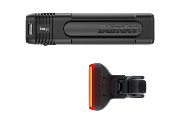 Велофонари Knog Blinder 900 & Blinder Square, передний и задний