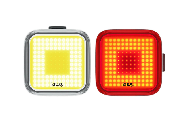 Велофонари Knog Blinder Twinpack, передний и задний / Square
