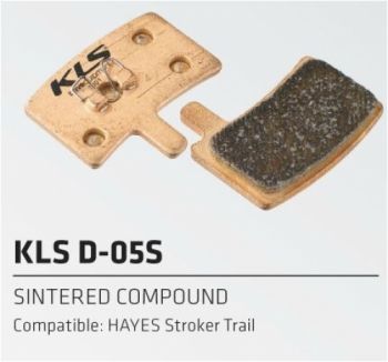 Колодки Kellys тормозные к диск. торм. органическиеD-05, совместим.: HAYES Stroker trail