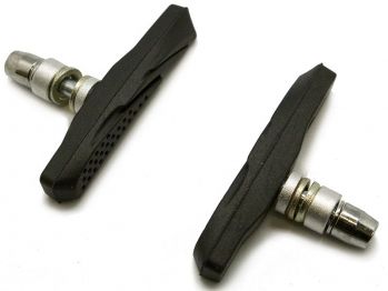 Колодки ZEIT торм. Z-640 для V-brake, резьбовые, 72 мм, чёрные, совместимость: Shimano XTR/XT, блистер