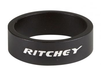Кольцо RITCHEY проставочное 1-1/8"х10мм чёрное, алюминий. Комплект 10 шт.