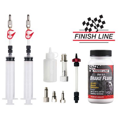 Комплект для заправки г/л  JAGWIRE WST034 с торм.жидкостью DOT Finish Line