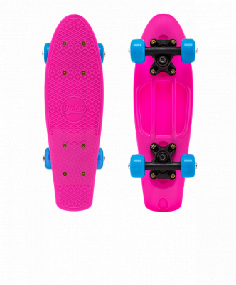 Круизер пластиковый  RIDEX 17"x5", ABEC-7, Princess 1/12