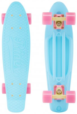 Круизер пластиковый RIDEX 22"x6", ABEC-7, Azure 1/6