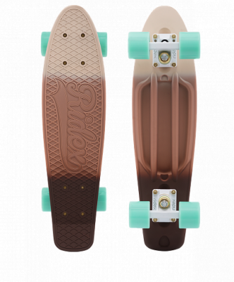 Круизер пластиковый  RIDEX 22"x6", ABEC-7, Cappuccino 1/6