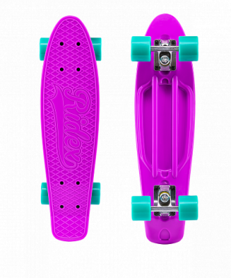Круизер пластиковый  RIDEX 22"x6", ABEC-7, Disco 1/8