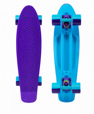 Круизер пластиковый  RIDEX 22"x6", ABEC-9, Paradise 1/6