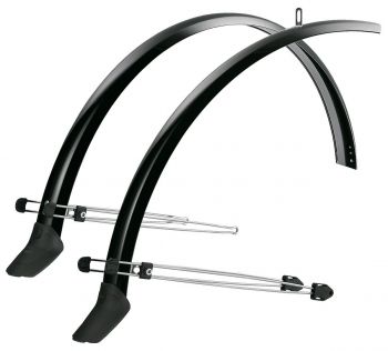 Крылья SKS Coммuter Hybrid, 45мм, 28", чёрные