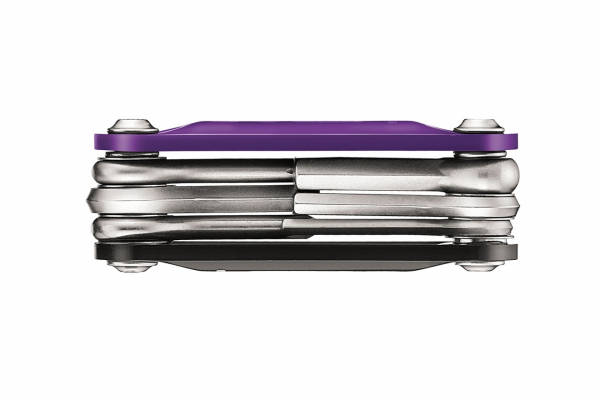 Мультитул складной Lezyne Rap 6 Multitool, 6 функций / Черно-фиолетовый