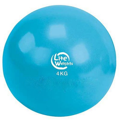 Медбол Lite weights 4кг 1704LW, голубой