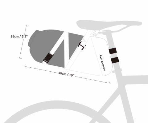 Сумка подседельная Birzman Packman Travel Saddle Pack