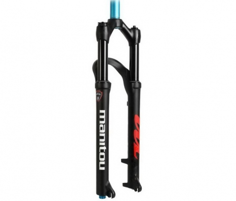 Аморт.вилка Manitou Markhor 26" 100mm 1-1/8" 9mm Axle Matte Black