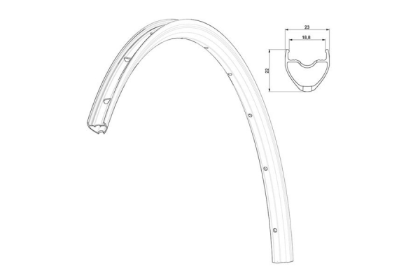 Обод Mavic AKSIUM ELITE UST DISC 19/20 передний/задний