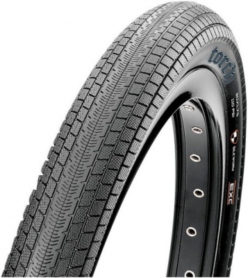 Велопокрышка Maxxis Torch, 24x1.75, 44-507, 120TPI, Wire, Silkworm, чёрный, 2020