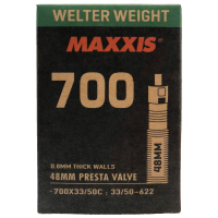 Камера велосипедная Maxxis WELTER WEIGHT, 700СX33/50C, 0.8 мм, LSV48 (B-C)
